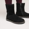 Uppsala Zip Shearling Suede Leather Uppsala Zip Shearling Suede Leather